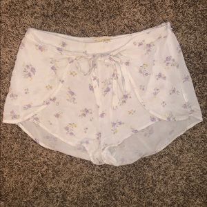 Floral Tie Shorts from Pacsun